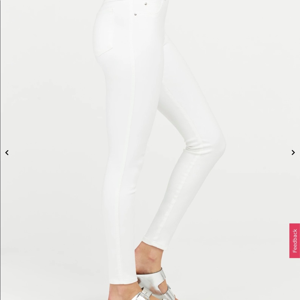 Spanx White Ankle Skinny Jeans in M